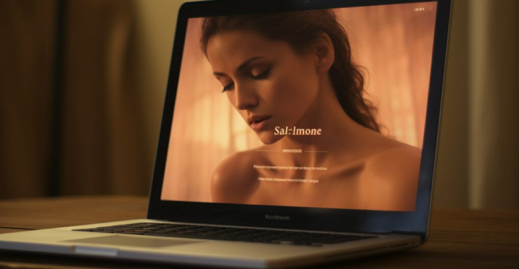 Serene Beauty Laptop Display