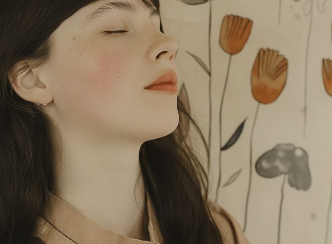 Serene Portrait of Young Woman